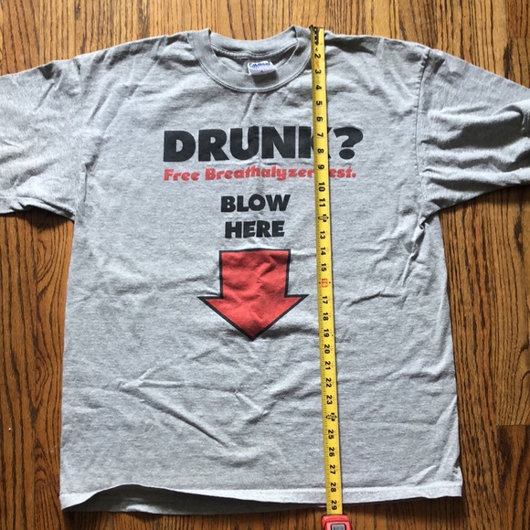 Gray men’s humorous t shirt size XL - Picture 6 of 6